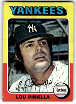 1975 Topps Base Set #217 Lou Piniella