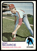 1973 Topps Base Set #6 Mac Scarce