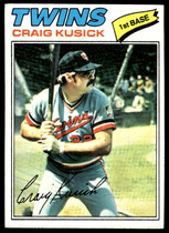 1977 Topps Base Set #38 Craig Kusick