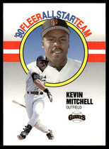 1990 Fleer All Stars #6 Kevin Mitchell