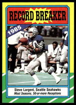 1986 Topps Base Set #4 Steve Largent