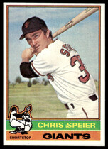 1976 Topps Base Set #630 Chris Speier