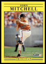 1991 Fleer Base Set #485 John Mitchell