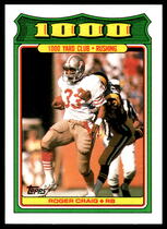 1988 Topps 1000 Yard Club #19 Roger Craig
