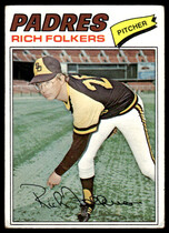 1977 Topps Base Set #372 Rick Folkers