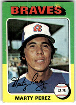 1975 Topps Base Set #499 Marty Perez