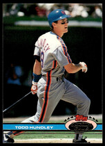 1991 Stadium Club Base Set #349 Todd Hundley