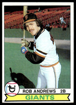 1979 Topps Base Set #34 Rob Andrews