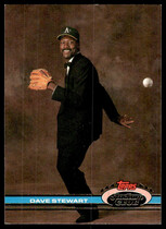 1991 Stadium Club Base Set #1 Dave Stewart