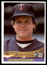 1984 Donruss Base Set #558 Len Whitehouse