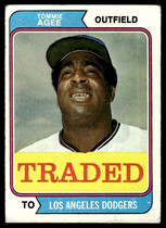 1974 Topps Traded #630 Tommie Agee