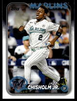 2024 Topps Base Set #223 Jazz Chisholm Jr.