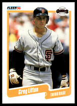 1990 Fleer Base Set #61 Greg Litton