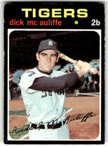 1971 Topps Base Set #3 Dick McAuliffe