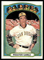 1972 Topps Base Set #637 Preston Gomez