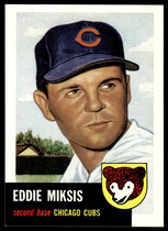 1991 Topps Archives 1953 #39 Eddie Miksis