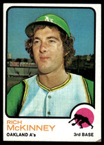 1973 Topps Base Set #587 Rich McKinney