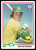 1978 Topps Base Set #139 Wayne Gross