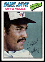 1977 Topps Base Set #299 Otto Velez