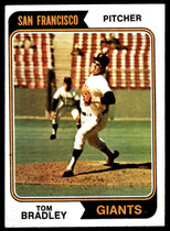 1974 Topps Base Set #455 Tom Bradley