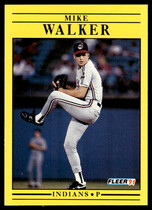 1991 Fleer Base Set #381 Mike Walker