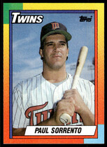 1990 Topps Traded #119T Paul Sorrento