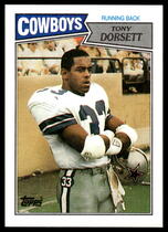 1987 Topps Base Set #263 Tony Dorsett