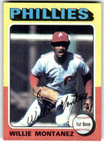 1975 Topps Base Set #162 Willie Montanez