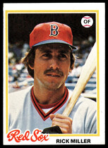 1978 Topps Base Set #482 Rick Miller