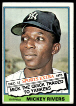 1976 Topps Traded #85T Mickey Rivers