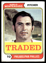 1974 Topps Traded #139 Aurelio Monteagudo