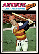 1977 Topps Base Set #209 Rob Andrews