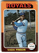 1975 Topps Base Set #295 Vada Pinson