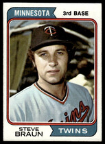 1974 Topps Base Set #321 Steve Braun