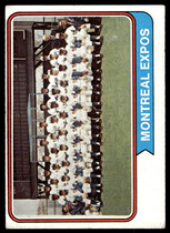 1974 Topps Base Set #508 Expos Team