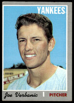 1970 Topps Base Set #416 Joe Verbanic