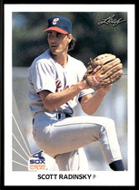 1990 Leaf Base Set #484 Scott Radinsky