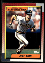 1990 Topps Debut 89 #66 Jeff King