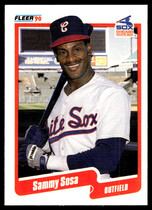 1990 Fleer Base Set #548 Sammy Sosa