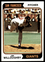 1974 Topps Base Set #553 Jim Willoughby