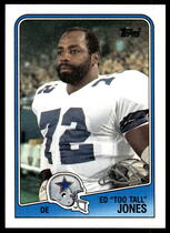 1988 Topps Base Set #266 Ed Too Tall Jones