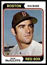 1974 Topps Base Set #495 Dick McAuliffe