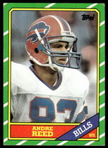 1986 Topps Base Set #388 Andre Reed