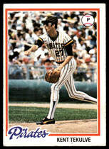 1978 Topps Base Set #84 Kent Tekulve