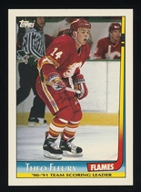 1991 Topps Team Scoring Leaders #14 Theo Fleury