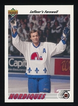 1991 Upper Deck Base Set #219 Lafleur's Farewell