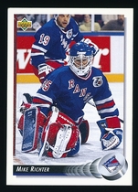 1992 Upper Deck Base Set #145 Mike Richter