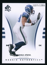 2007 SP Authentic #119 Baraka Atkins