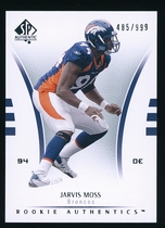 2007 SP Authentic #163 Jarvis Moss