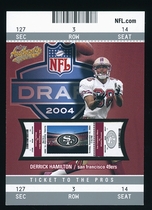 2004 Fleer Authentix #129 Derrick Hamilton